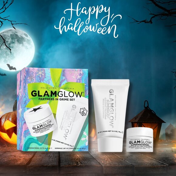 Glamglow Partners In Grime Set - Supernud Mask & Superwatergel Moisturizer - Picture 1 of 6